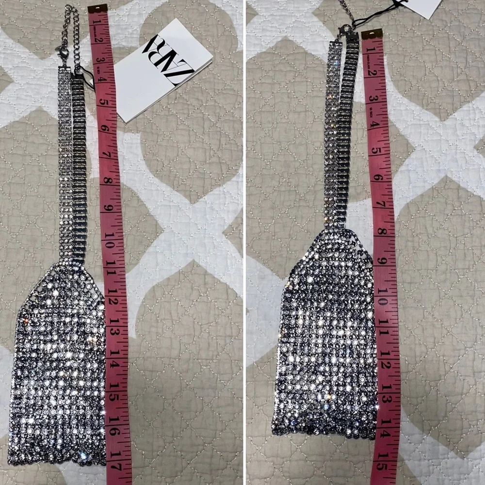 ZARA Rhinestone Belt